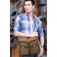mens canvas satchels