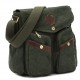 army green canvas satchels