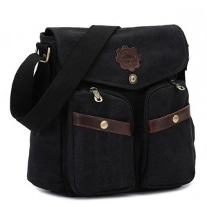 black canvas satchels