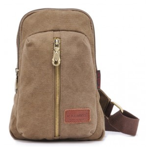 Backpack with one shoulder strap, cross body sling bag