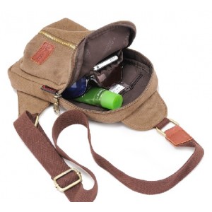 canvas Backpack with one shoulder strap