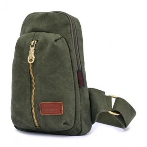 army green cross body sling bag