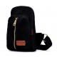 black cross body sling bag