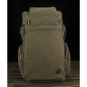 army green Canvas rucksacks for men