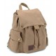 khaki Canvas backpack bag