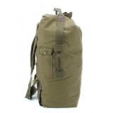 army green Canvas knapsack bag