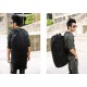 black canvas rucksack large