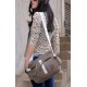 coffee canvas shoulder bag