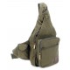 army green 1 strap backpack