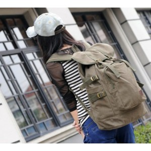 ladies Canvas rucksack backpack