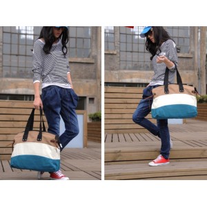 canvas shoulder bag for lady