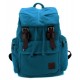 blue Canvas knapsack backpack