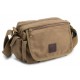 khaki canvas shoulder bag popular design color