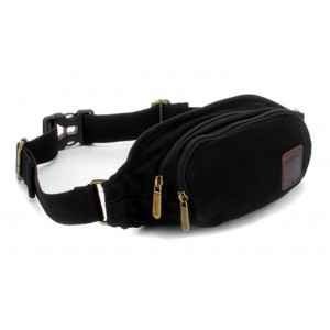 Fanny pack women, canvas waist pouch