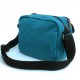 blue small canvas messenger bag