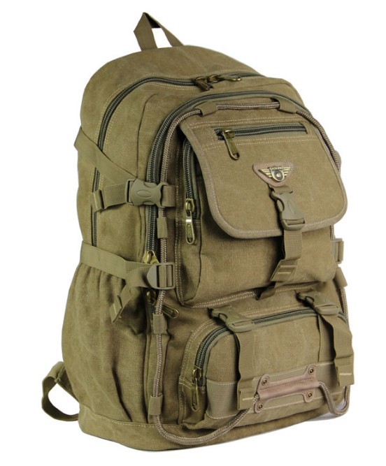 Military backpack external frame