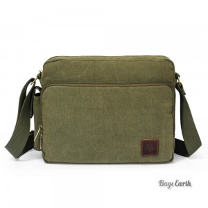 Army Green Canvas Messenger Bag, Black Classics Ipad Canvas Satchel ...
