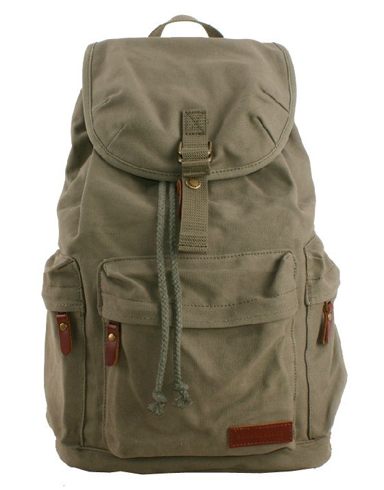 Canvas backpack, canvas rucksack backpack - BagsEarth