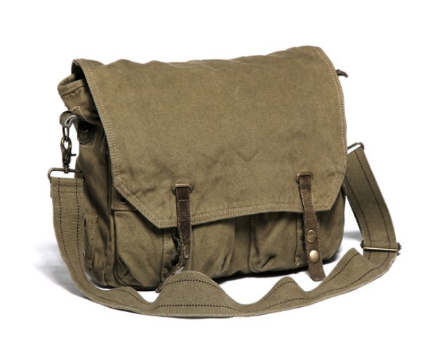 Yellow messenger bag, travel shoulder bag - BagsEarth