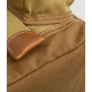 Canvas zipper bag, canvas shoulder bag - BagsEarth