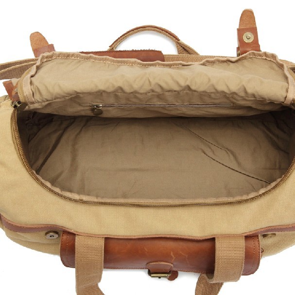 Vintage canvas messenger bag, canvas handbag - BagsEarth