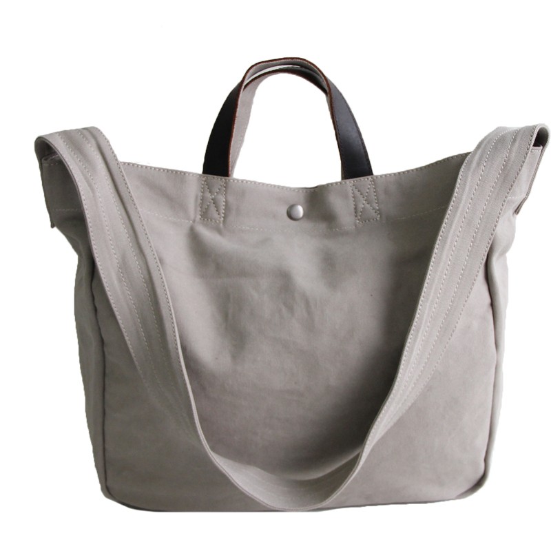 Simplicity Canvas Handbag, High-capacity Tote - BagsEarth
