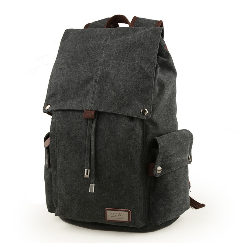 Classical Canvas Laptop Rucksack For College - BagsEarth