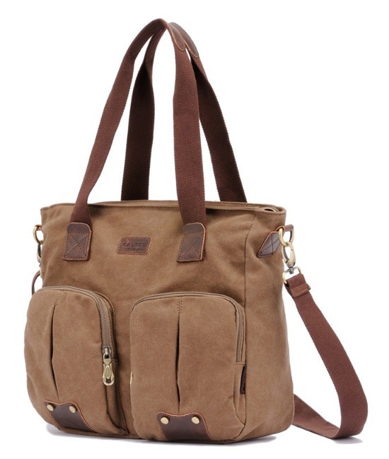 Canvas shoulder bag schoolbag super cute for school - BagsEarth