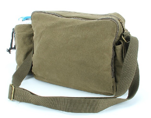 IPAD mens messenger bag canvas, mens canvas shoulder bag - BagsEarth