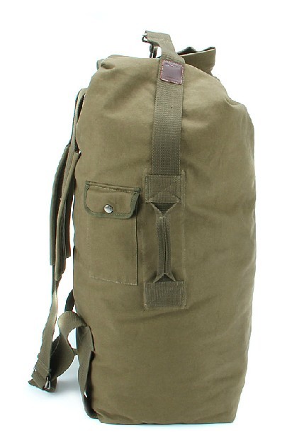 Canvas knapsack bag, canvas rucksack large - BagsEarth