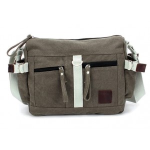Casual canvas shoulder bag, messenger bag for women fashion - BagsEarth
