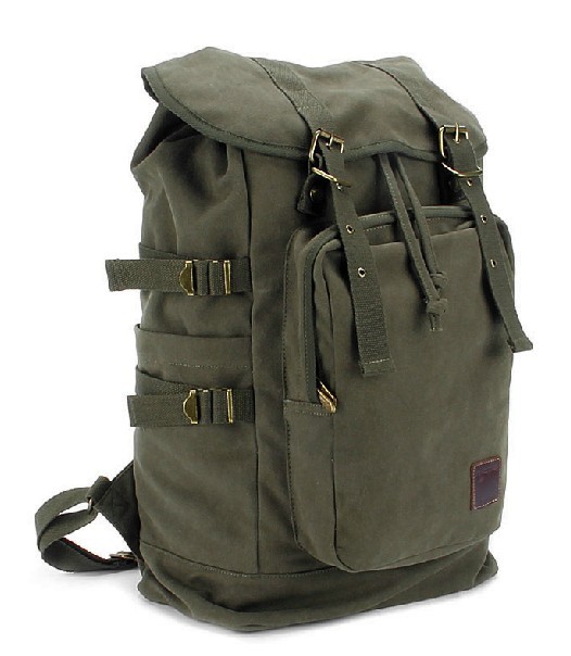 Canvas rucksack backpack, best laptop backpack for travel - BagsEarth